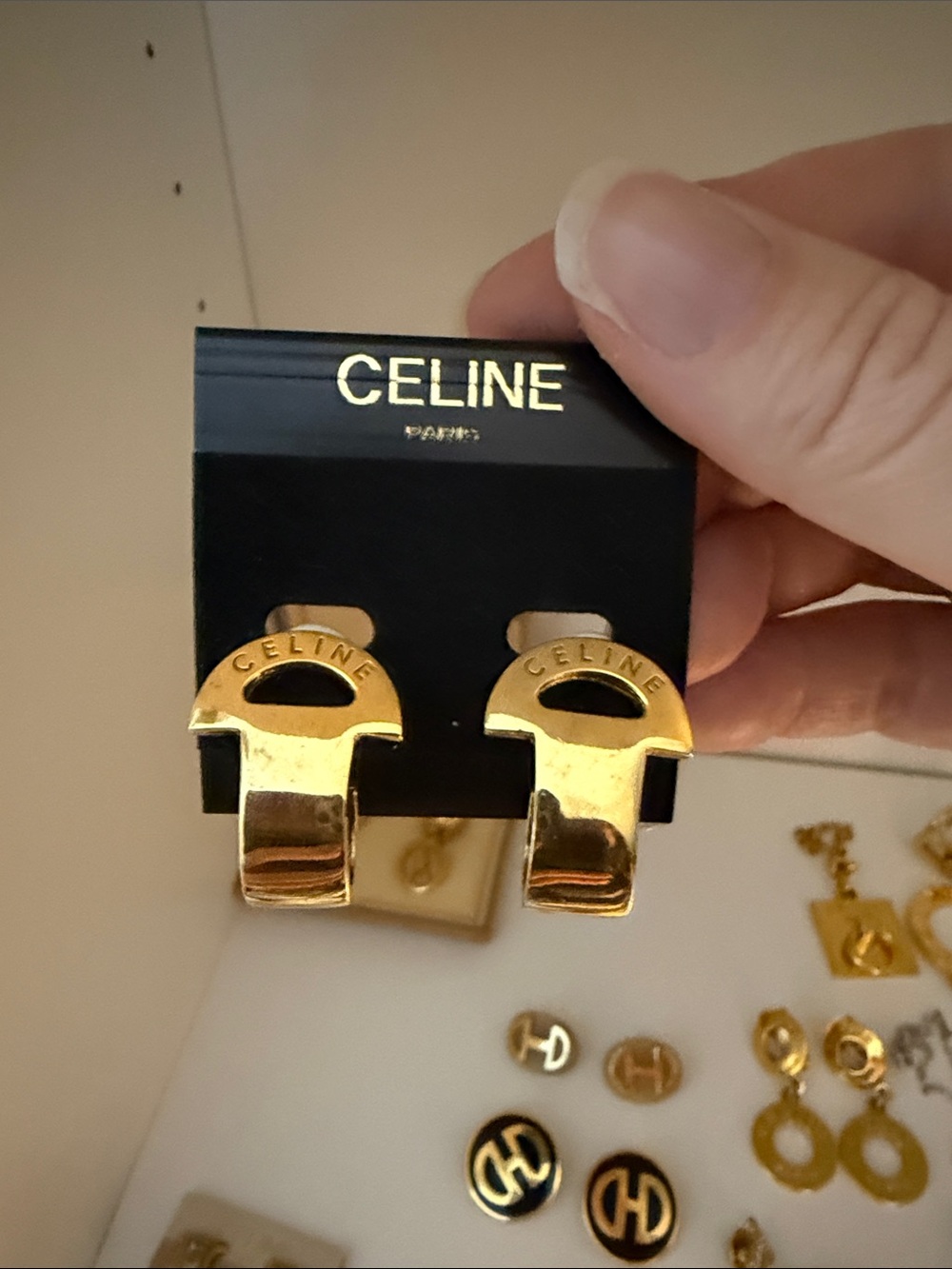 Celine Clip on Earrings